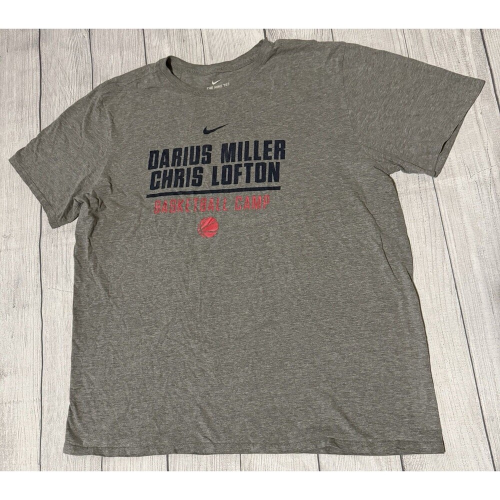 Rare Nike Basketball Camp Chris Lofton Darius Miller Kentucky Tennessee Shirt XL
